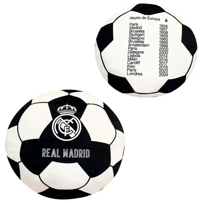Real Madrid European Kings ball cushion Nerdscape