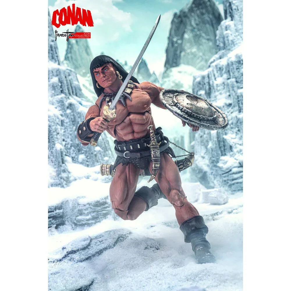 Conan the Barbarian Frazetta Icon figure 17cm Nerdscape