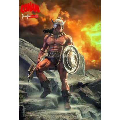 Conan the Barbarian Frazetta Icon figure 17cm Nerdscape