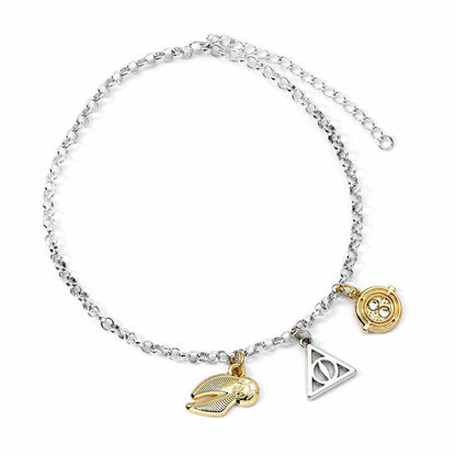 Harry Potter silver charm bracelet Nerdscape