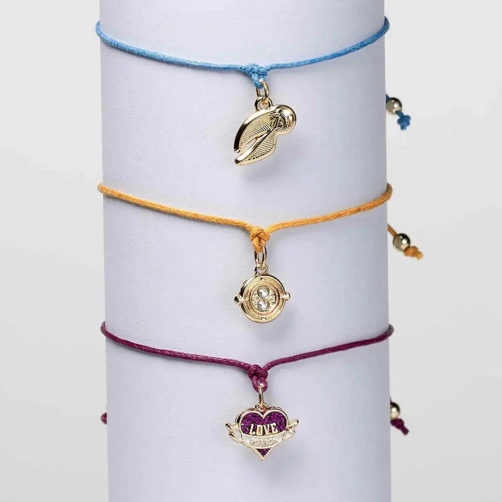 Harry Potter Golden Snitch Friendship Set 3 Braccialetti - Nerdscape Nerdscape