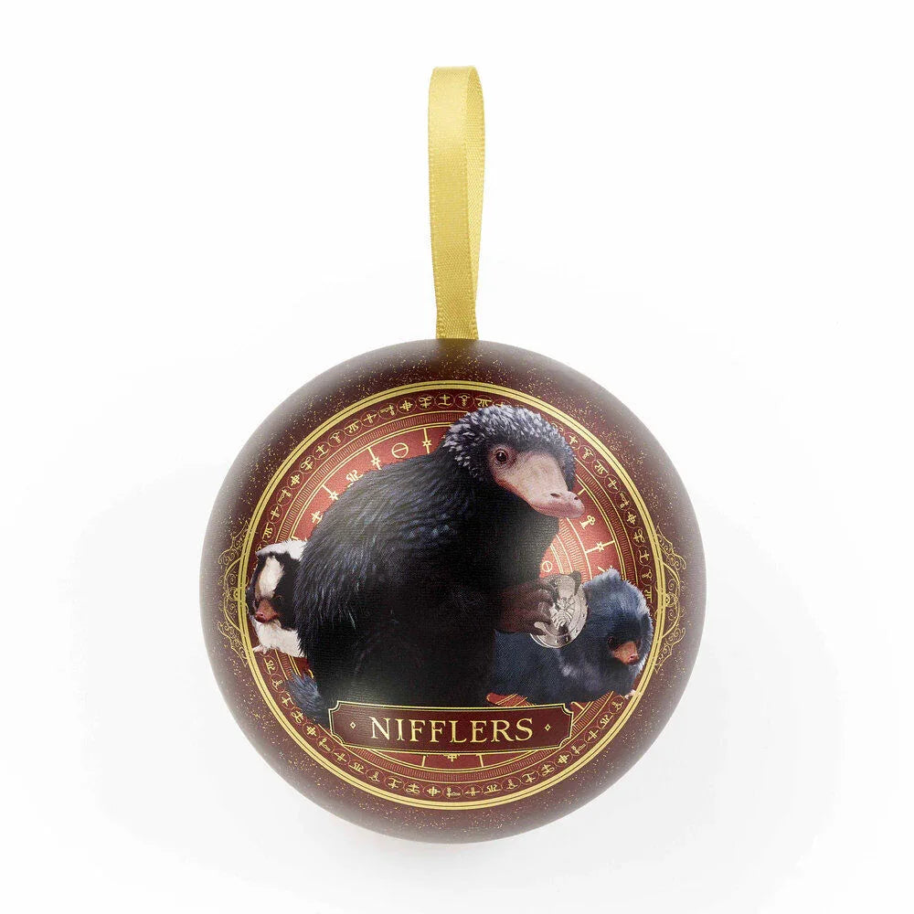 Fantastic Beasts Niffler necklace + Christmas ball Nerdscape