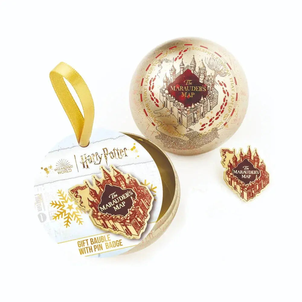 Harry Potter Marauders' Map Pin + Christmas ball Nerdscape