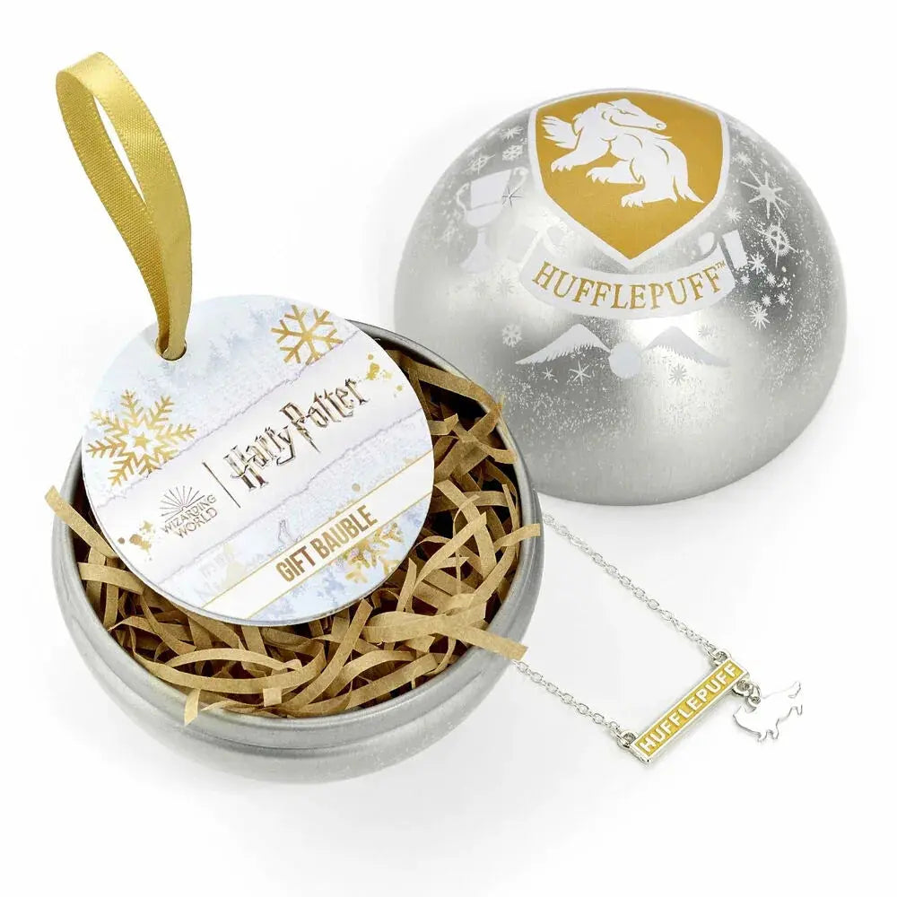Harry Potter Hufflepuff Necklace + Christmas ball Nerdscape