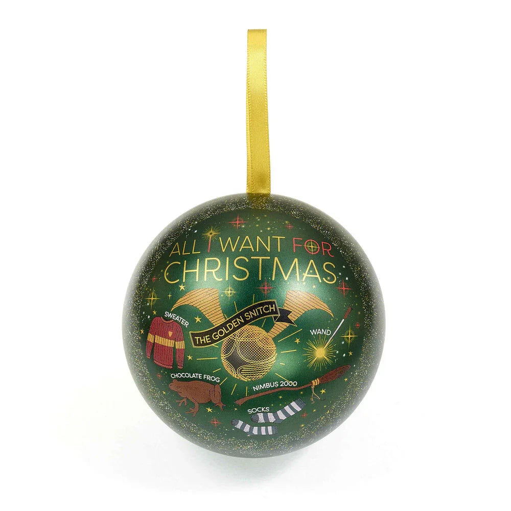 Harry Potter Golden Snitch bracelet + Christmas ball Nerdscape