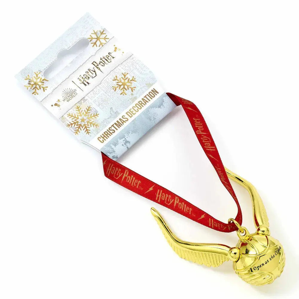 Harry Potter Golden Snitch Christmas ornament Nerdscape