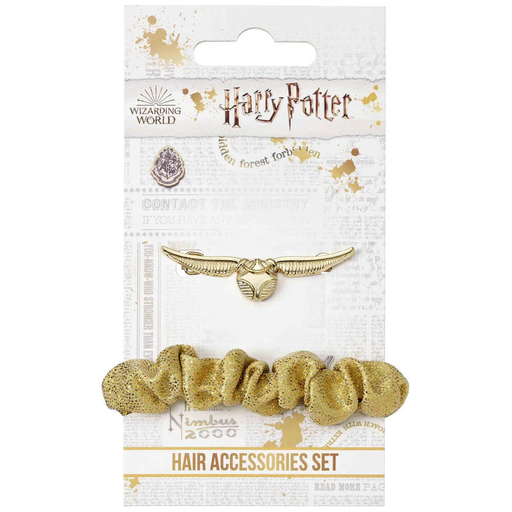 Harry Potter Golden Snitch Hair accessories set Nerdscape
