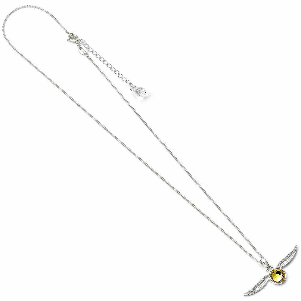 Harry Potter Golden Snitch Sterling silver necklace Nerdscape