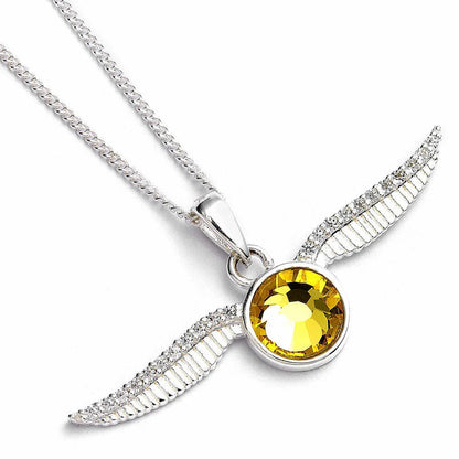 Harry Potter Golden Snitch Sterling silver necklace Nerdscape