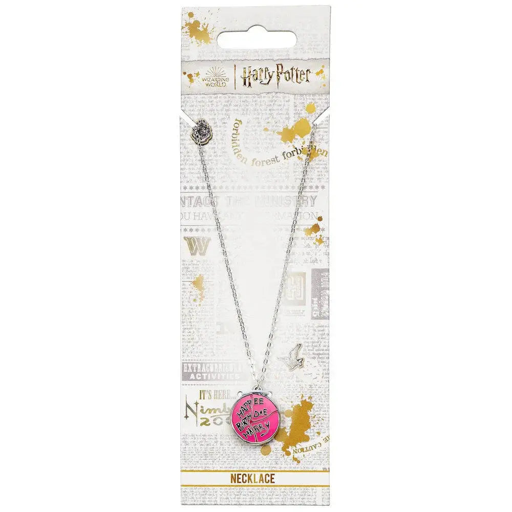 Harry Potter Happee Birthdae Cake necklace Nerdscape