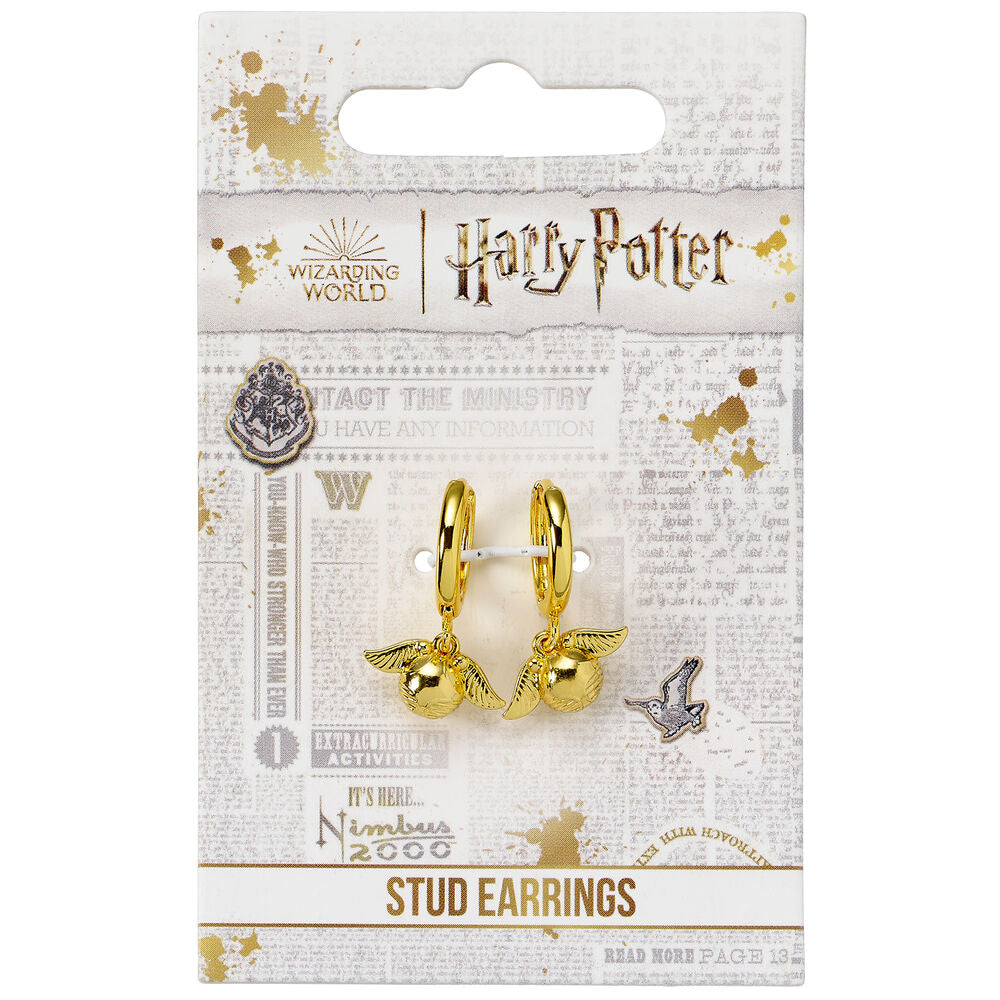 Harry Potter Golden Snitch earrings Nerdscape