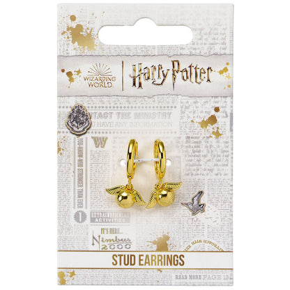 Harry Potter Golden Snitch earrings Nerdscape