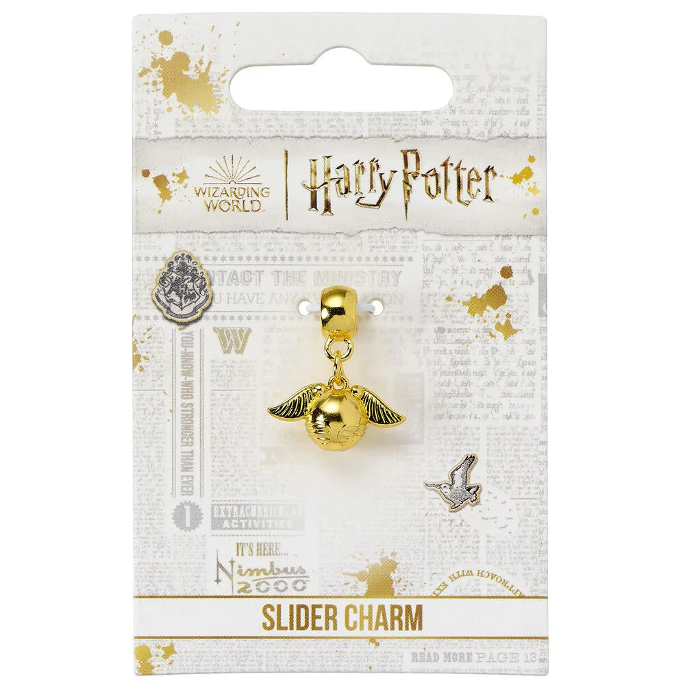 Harry Potter Golden Snitch charm pendant Nerdscape