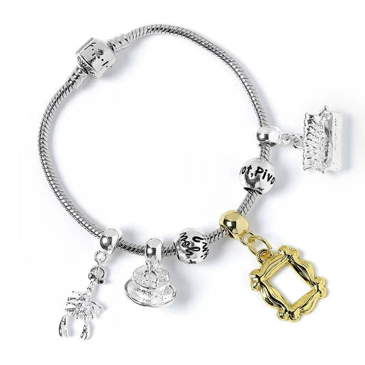 Friends Silver Plated Charm bracelet Nerdscape