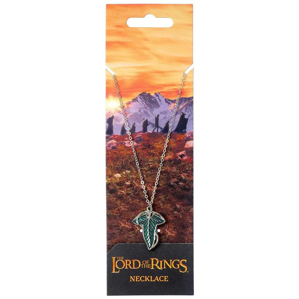 The Lord of the Rings The Leaf of Lorien necklace Nerdscape
