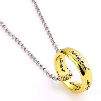 The Lord of the Rings Ring necklace Nerdscape
