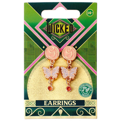 Wicked Glinda Butterfly earrings Nerdscape