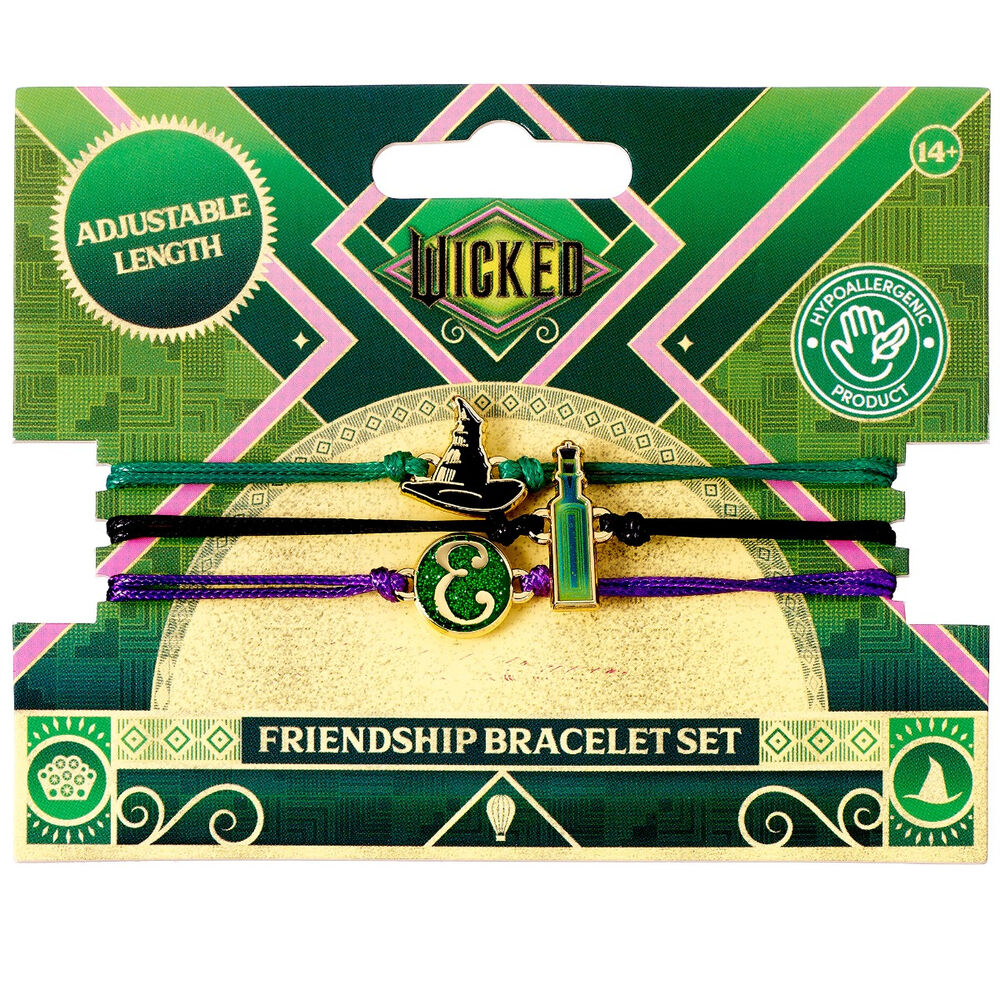 Wicked Elphaba Friendship Set 2 bracelets Nerdscape