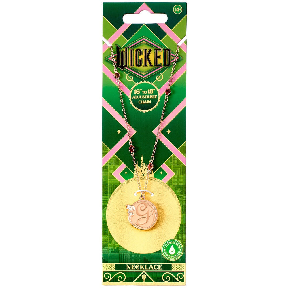 Wicked Glinda Logo necklace Nerdscape