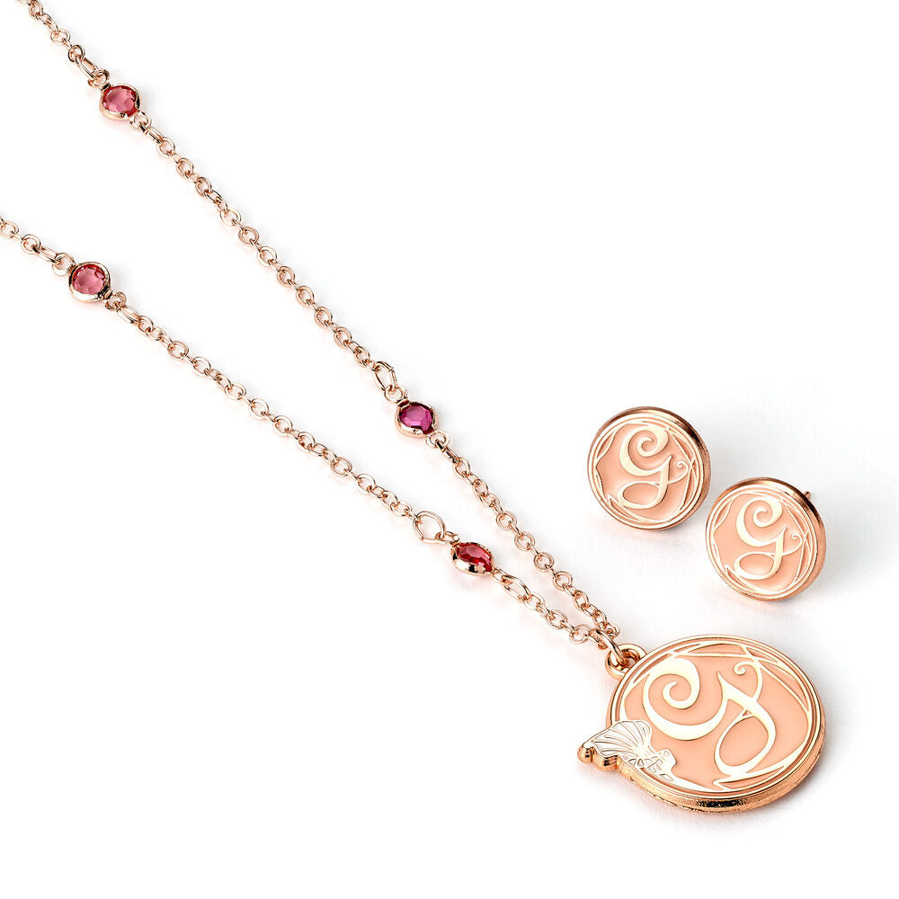 Wicked Glinda necklace + earrings set Nerdscape