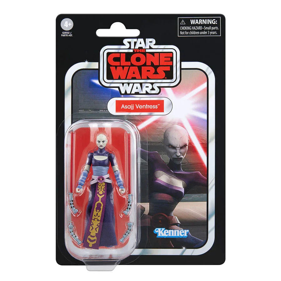 Star Wars Asajj Ventress The Clone Wars Figura da Collezione 9,5cm - Nerdscape Nerdscape