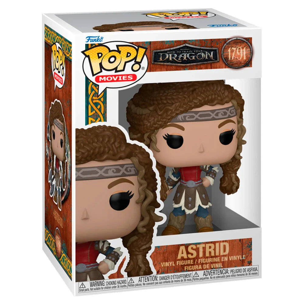 Funko Pop! How to Train Your Dragon Astrid - Figura da Collezione Vinyl Nerdscape