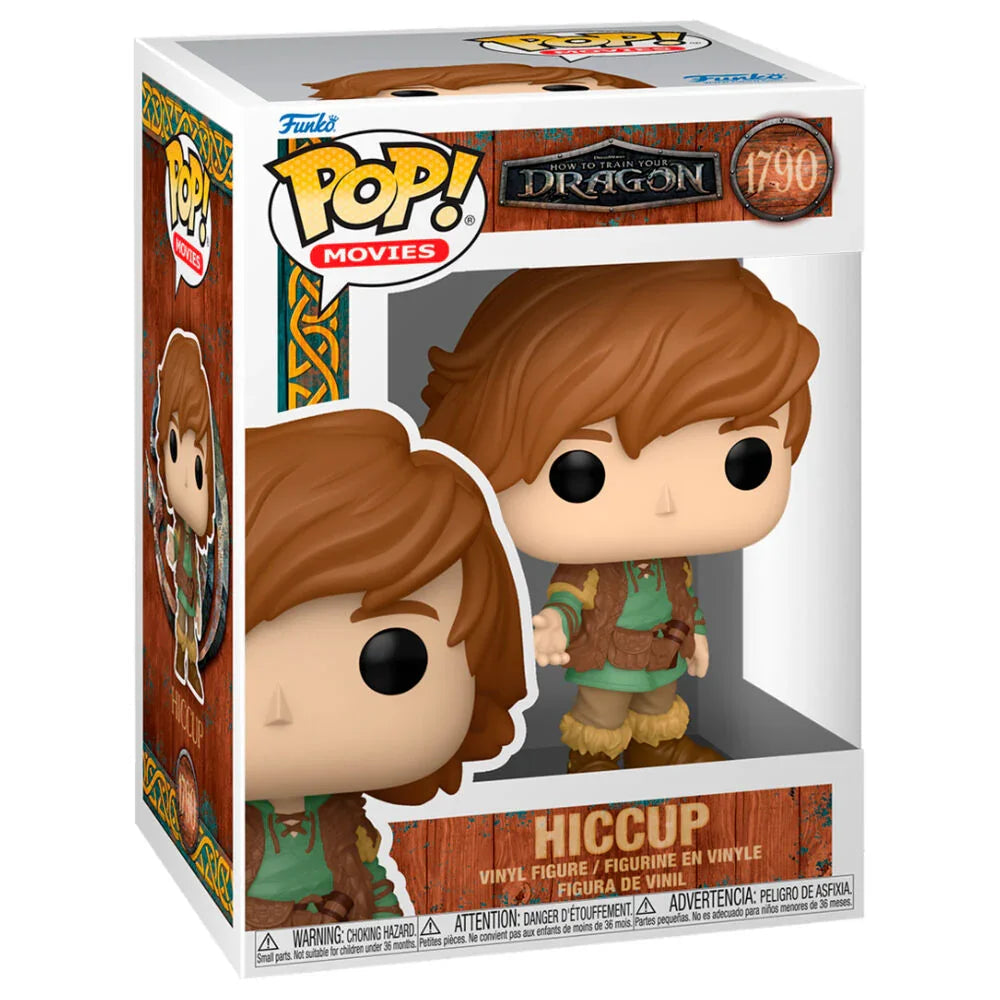 Funko Pop! How to Train Your Dragon Hiccup - Figura da Collezione Vinyl Deluxe Nerdscape