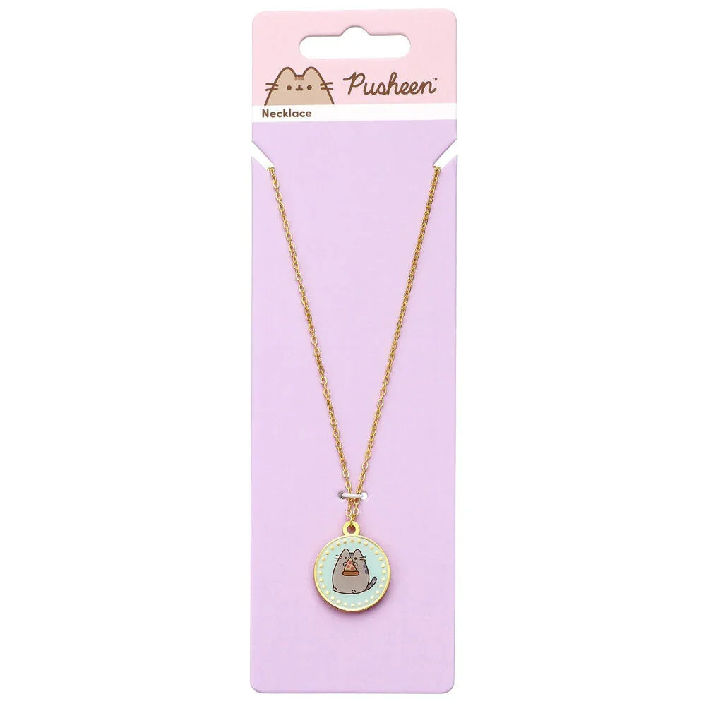 Pusheen Pizza necklace Nerdscape