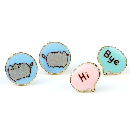 Pusheen Hi Bye Set 3 pairs of earrings Nerdscape