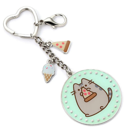 Pusheen Pizza keychain Nerdscape
