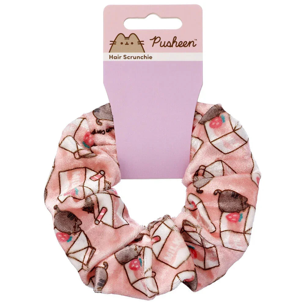 Pusheen Strawberry Milk scrunchie Nerdscape