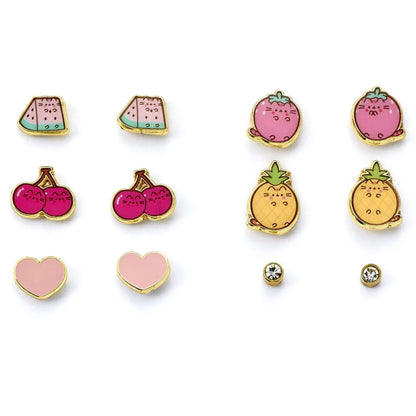 Pusheen Set 6 pairs of earrings Nerdscape