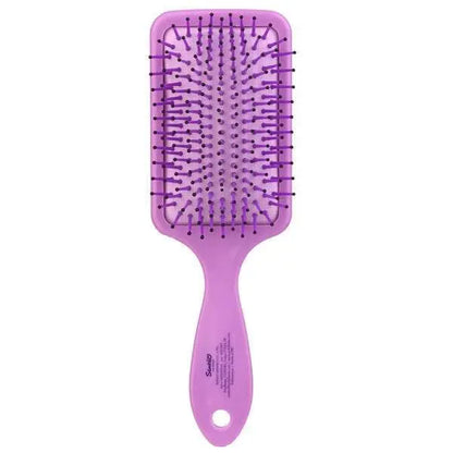 Spazzola per capelli rettangolare viola, accessorio beauty Nerdscape
