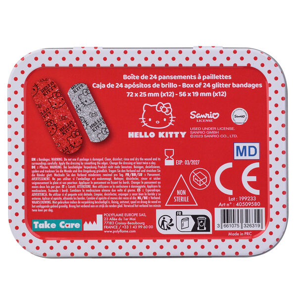 Hello Kitty metal band-aid box Nerdscape