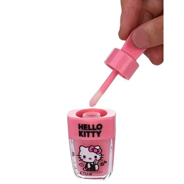 Smalto Hello Kitty rosa con pennello, articolo pop nerd, accessorio beauty su Nerdscape