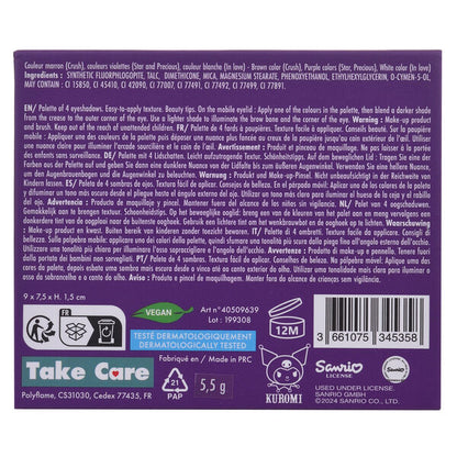 Hello Kitty Kuromi 4 colour palette