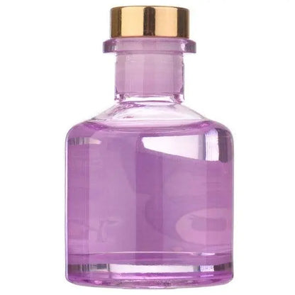 Bottiglia trasparente con liquido viola e tappo dorato, prodotto Nerdscape collezione geek