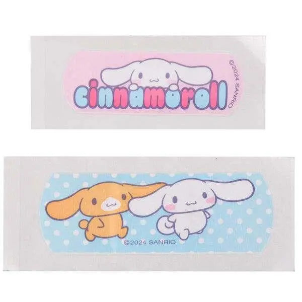 Cerotti decorativi Cinnamoroll Sanrio con personaggi kawaii su sfondo rosa e azzurro, Nerdscape