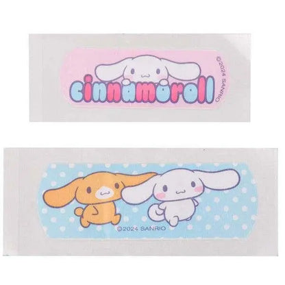 Cerotti decorativi Cinnamoroll Sanrio con personaggi kawaii su sfondo rosa e azzurro, Nerdscape