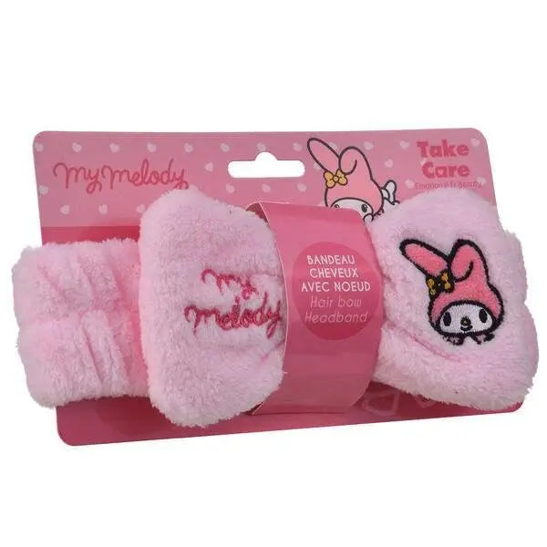 Fascia capelli rosa My Melody in confezione, accessorio kawaii Nerdscape, regalo nerd