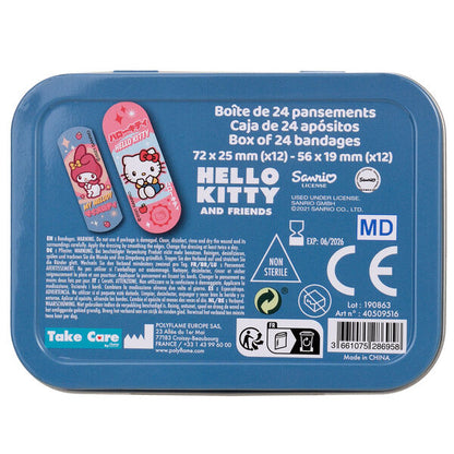 Hello Kitty & Friends metal band-aid box