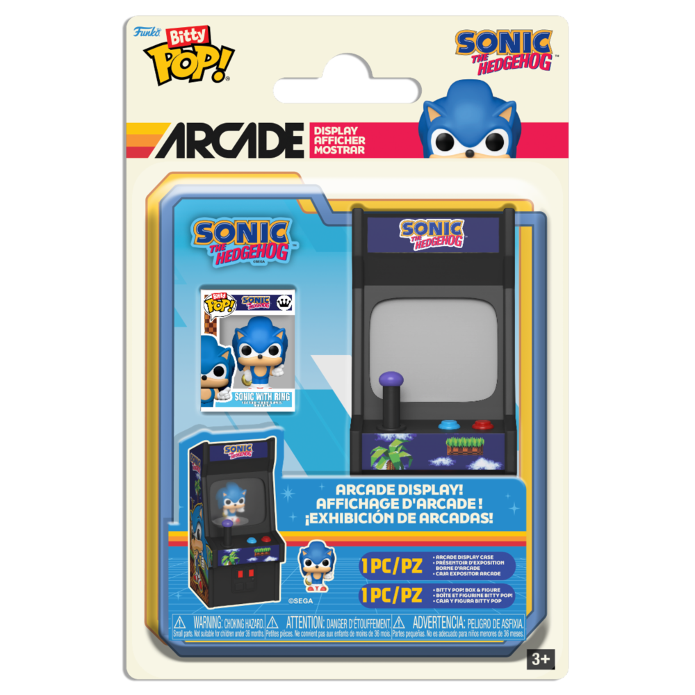 Funko Pop! Arcade Sonic the Hedgehog - Figura da Collezione Vinyl Nerdscape