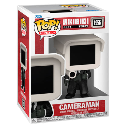 Funko Pop! Skibidi Toilet Cameraman - Figura da Collezione Vinyl Nerdscape