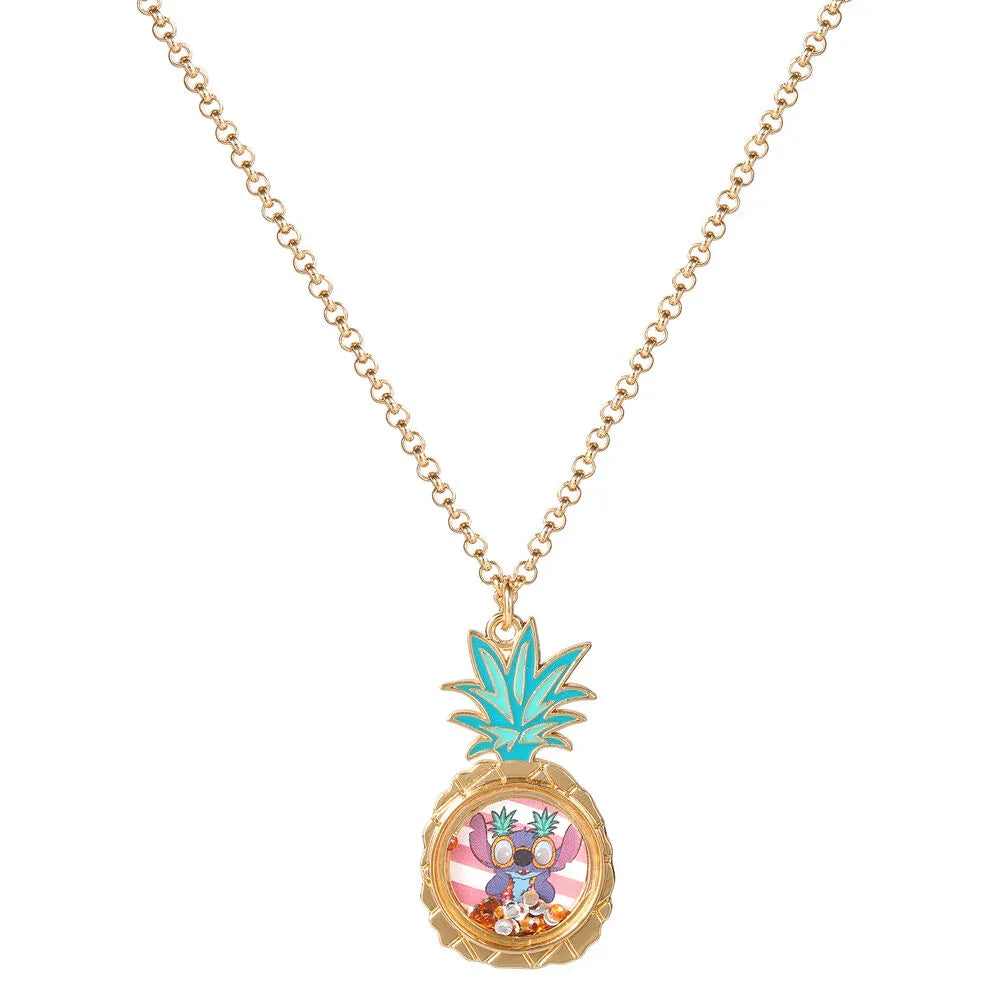 Disney Stitch Pineapple necklace Nerdscape