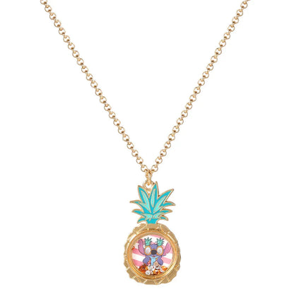 Disney Stitch Pineapple necklace Nerdscape