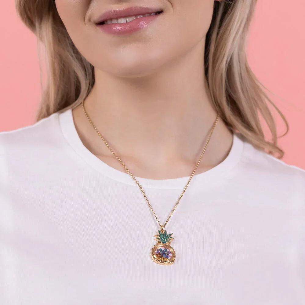 Disney Stitch Pineapple necklace Nerdscape