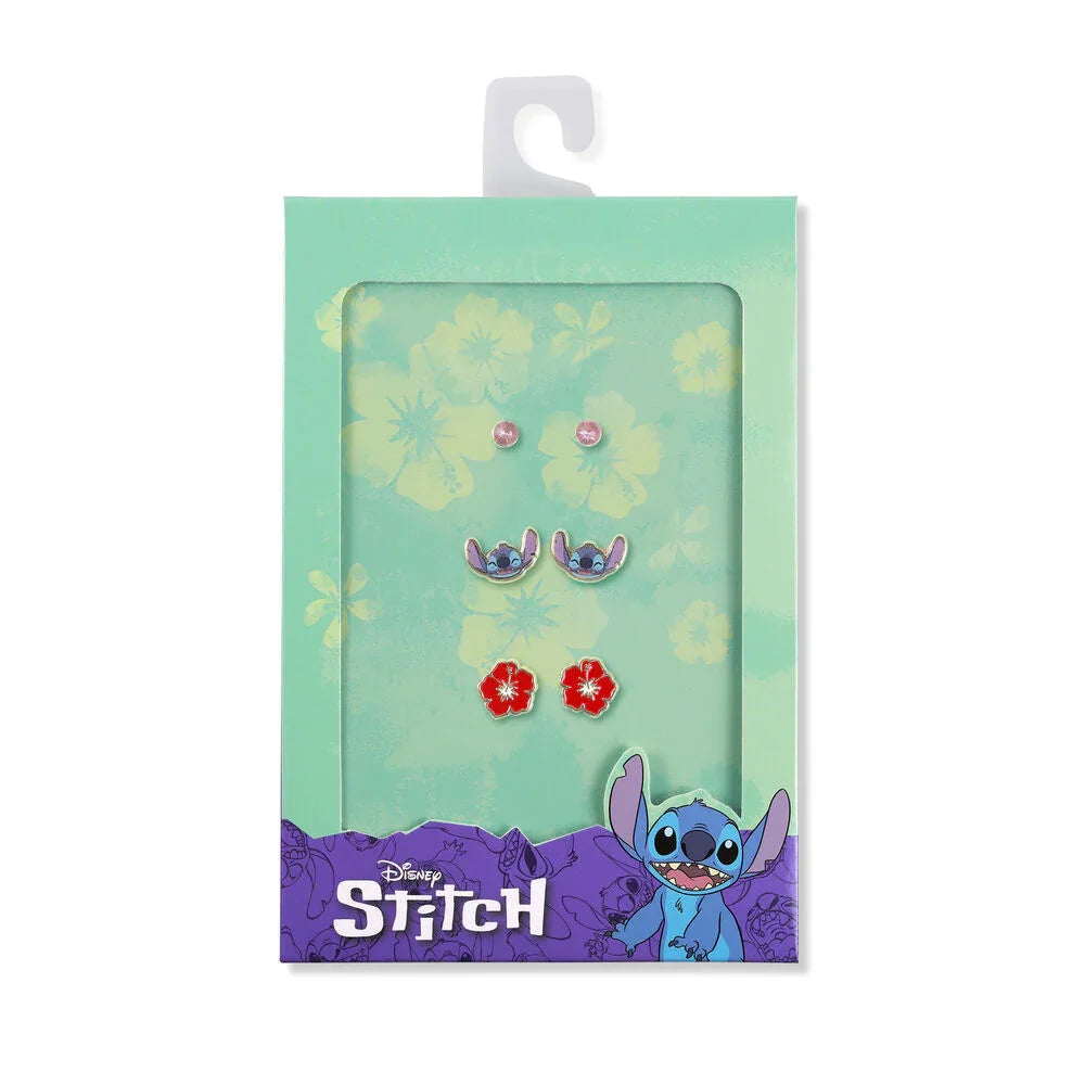 Disney Stitch Set 3 pairs of earrings Nerdscape