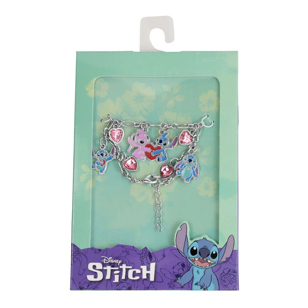 Disney Stitch Angel charm bracelet Nerdscape