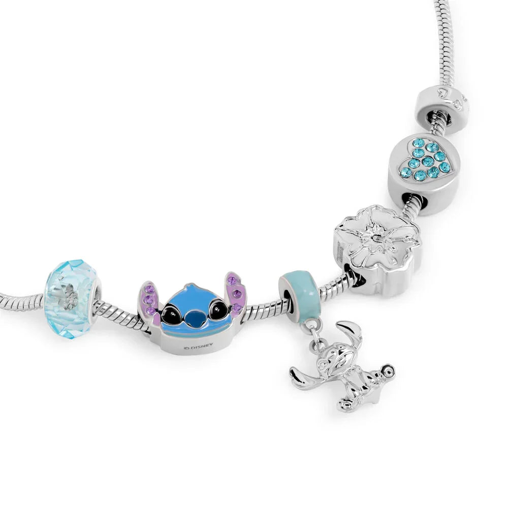Disney Stitch charm bracelet silver Nerdscape