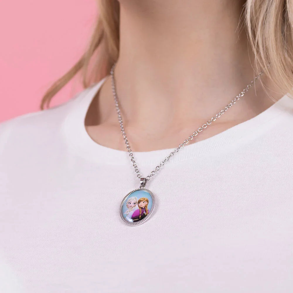 Disney Frozen Elsa & Anna necklace Nerdscape
